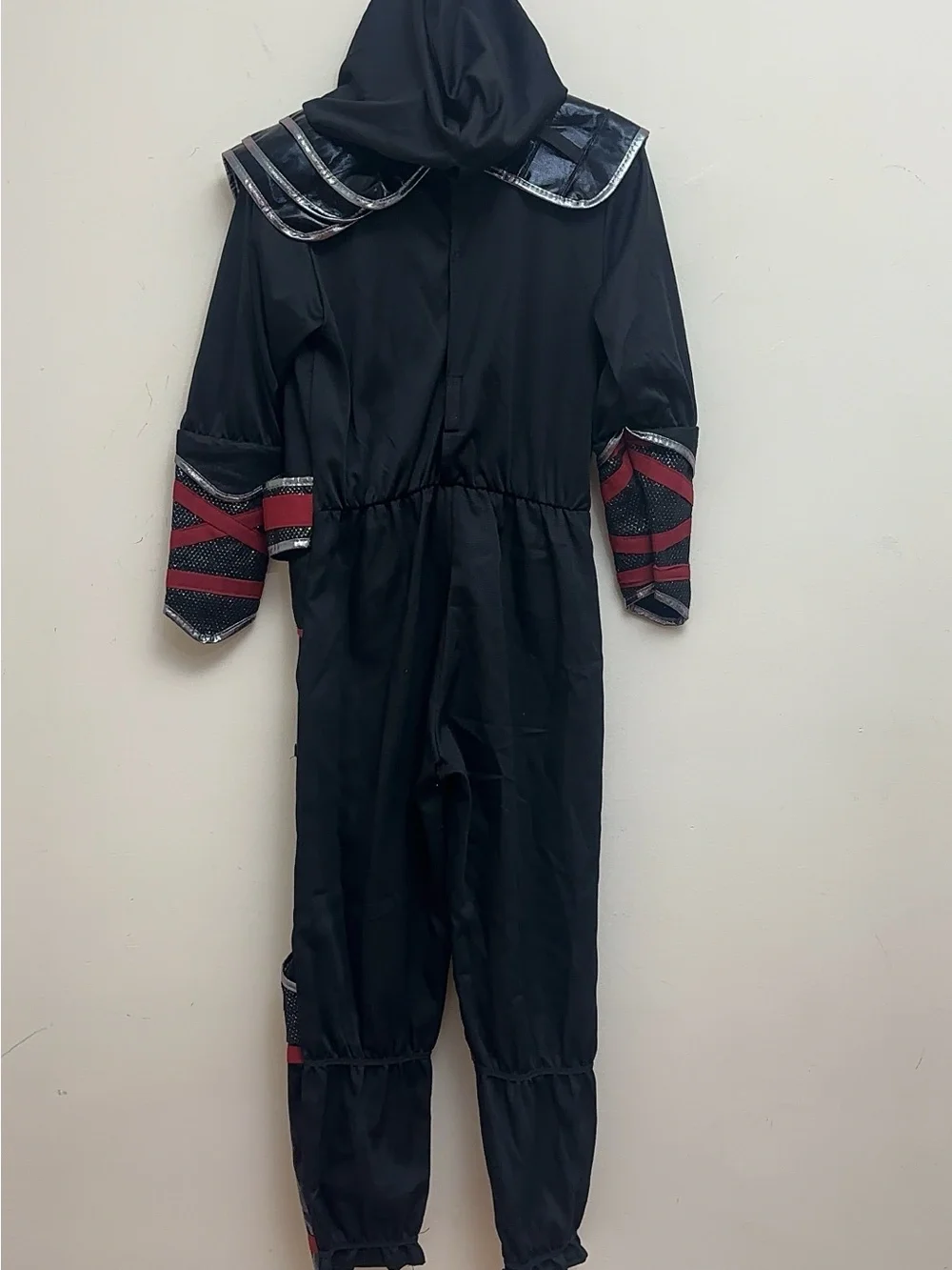 Teetot Ninja Halloween Costume Child 7-8 Black Red Dragon Warrior Costume